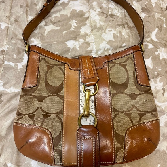Coach Handbags - Coach Brown and Tan Women's Bag